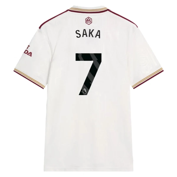 Günstige Arsenal Saka 7 Herrentrikot Ausweich 2025/26 Kurzarm Günstige Arsenal Saka 7 Herrentrikot Ausweich 2025/26 Kurzarm
