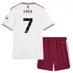 Günstige Arsenal Saka 7 Kindertrikot Ausweich 2025/26 Kurzarm Günstige Arsenal Saka 7 Kindertrikot Ausweich 2025/26 Kurzarm