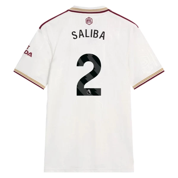 Günstige Arsenal Saliba 2 Herrentrikot Ausweich 2025/26 Kurzarm Günstige Arsenal Saliba 2 Herrentrikot Ausweich 2025/26 Kurzarm