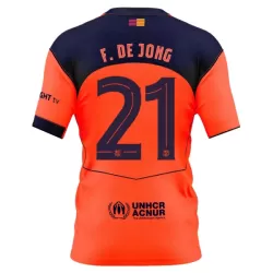 Günstige FC Barcelona Frenkie de Jong 21 Herrentrikot Ausweich 2025/26 Kurzarm Günstige FC Barcelona Frenkie de Jong 21 Herrentrikot Ausweich 2025/26 Kurzarm