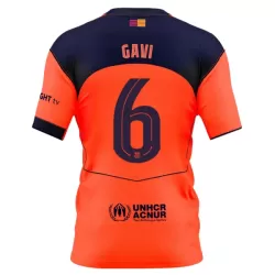 Günstige FC Barcelona Gavi 6 Herrentrikot Ausweich 2025/26 Kurzarm Günstige FC Barcelona Gavi 6 Herrentrikot Ausweich 2025/26 Kurzarm