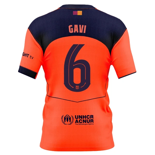 Günstige FC Barcelona Gavi 6 Herrentrikot Ausweich 2025/26 Kurzarm Günstige FC Barcelona Gavi 6 Herrentrikot Ausweich 2025/26 Kurzarm