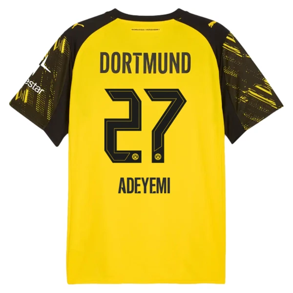 Günstige Borussia Dortmund Adeyemi 27 Herrentrikot Heim 2025/26 Kurzarm Günstige Borussia Dortmund Adeyemi 27 Herrentrikot Heim 2025/26 Kurzarm