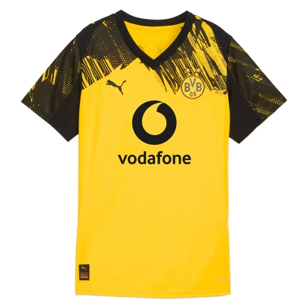 Günstige Borussia Dortmund Damentrikot Heim 2025/26 Kurzarm Günstige Borussia Dortmund Damentrikot Heim 2025/26 Kurzarm