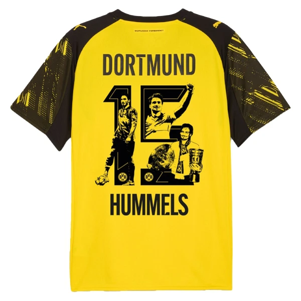 Günstige Borussia Dortmund Hummels 15 Herrentrikot Heim 2025/26 Kurzarm - Speziell Günstige Borussia Dortmund Hummels 15 Herrentrikot Heim 2025/26 Kurzarm - Speziell