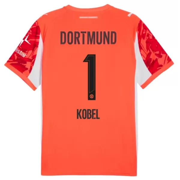 Günstige Borussia Dortmund Kobel 1 Torwart Herrentrikot 2025/26 Kurzarm Rote Günstige Borussia Dortmund Kobel 1 Torwart Herrentrikot 2025/26 Kurzarm Rote