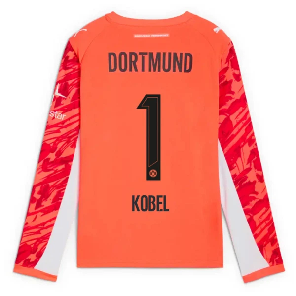 Günstige Borussia Dortmund Kobel 1 Torwart Herrentrikot 2025/26 Langarm Rote Günstige Borussia Dortmund Kobel 1 Torwart Herrentrikot 2025/26 Langarm Rote