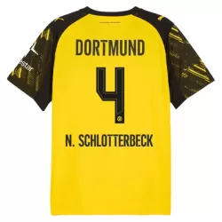Günstige Borussia Dortmund N. Schlotterbeck 4 Herrentrikot Heim 2025/26 Kurzarm Günstige Borussia Dortmund N. Schlotterbeck 4 Herrentrikot Heim 2025/26 Kurzarm