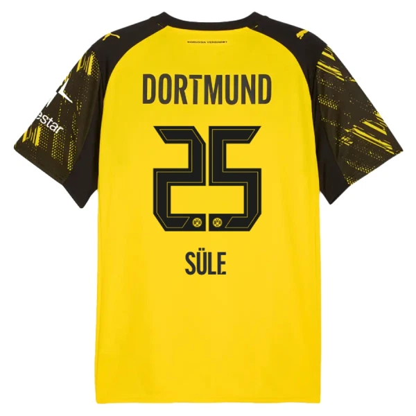 Günstige Borussia Dortmund Sule 25 Herrentrikot Heim 2025/26 Kurzarm Günstige Borussia Dortmund Sule 25 Herrentrikot Heim 2025/26 Kurzarm