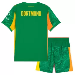 Günstige Borussia Dortmund Torwart Kindertrikot 2025/26 Kurzarm Grüne