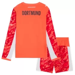 Günstige Borussia Dortmund Torwart Kindertrikot 2025/26 Langarm Rote