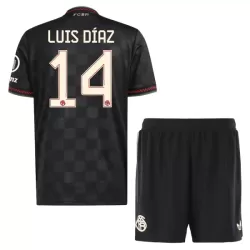 Günstige FC Bayern München Luis Diaz 14 Kindertrikot Ausweich 2025/26 Kurzarm Günstige FC Bayern München Luis Diaz 14 Kindertrikot Ausweich 2025/26 Kurzarm