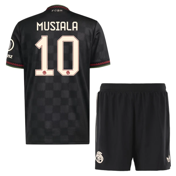 Günstige FC Bayern München Musiala 10 Kindertrikot Ausweich 2025/26 Kurzarm Günstige FC Bayern München Musiala 10 Kindertrikot Ausweich 2025/26 Kurzarm