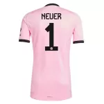 Günstige FC Bayern München Neuer 1 Torwart Herrentrikot 2025/26 Kurzarm Rosa