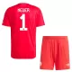 Günstige FC Bayern München Neuer 1 Torwart Kindertrikot 2025/26 Kurzarm Rote Günstige FC Bayern München Neuer 1 Torwart Kindertrikot 2025/26 Kurzarm Rote