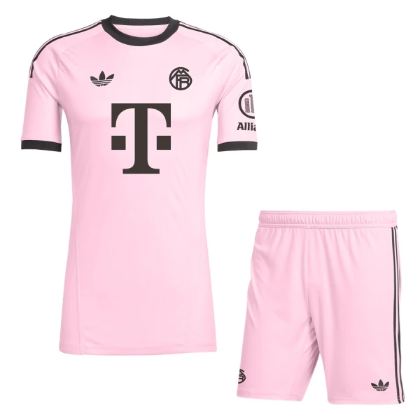 Günstige FC Bayern München Torwart Kindertrikot 2025/26 Kurzarm Rosa Günstige FC Bayern München Torwart Kindertrikot 2025/26 Kurzarm Rosa