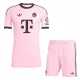 Günstige FC Bayern München Torwart Kindertrikot 2025/26 Kurzarm Rosa Günstige FC Bayern München Torwart Kindertrikot 2025/26 Kurzarm Rosa