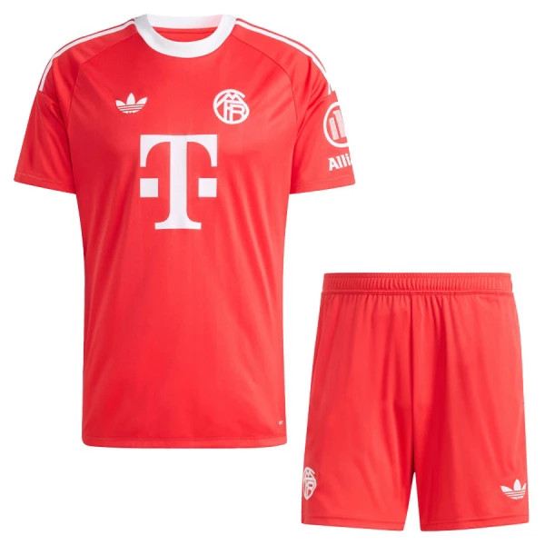 Günstige FC Bayern München Torwart Kindertrikot 2025/26 Kurzarm Rote Günstige FC Bayern München Torwart Kindertrikot 2025/26 Kurzarm Rote