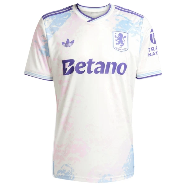 Günstige Aston Villa Herrentrikot Ausweich 2025/26 Kurzarm Günstige Aston Villa Herrentrikot Ausweich 2025/26 Kurzarm