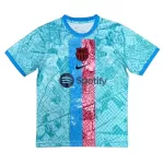 Günstige Barcelona Herrentrikot 2025/26 Kurzarm Blaue - Speziell