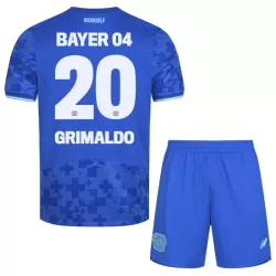 Günstige Bayer 04 Leverkusen Alejandro Grimaldo 20 Kindertrikot Ausweich 2025/26 Kurzarm Günstige Bayer 04 Leverkusen Alejandro Grimaldo 20 Kindertrikot Ausweich 2025/26 Kurzarm