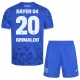Günstige Bayer 04 Leverkusen Alejandro Grimaldo 20 Kindertrikot Ausweich 2025/26 Kurzarm Günstige Bayer 04 Leverkusen Alejandro Grimaldo 20 Kindertrikot Ausweich 2025/26 Kurzarm