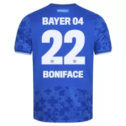 Günstige Bayer 04 Leverkusen Victor Boniface 22 Herrentrikot Ausweich 2025/26 Kurzarm Günstige Bayer 04 Leverkusen Victor Boniface 22 Herrentrikot Ausweich 2025/26 Kurzarm