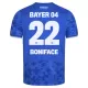 Günstige Bayer 04 Leverkusen Victor Boniface 22 Herrentrikot Ausweich 2025/26 Kurzarm Günstige Bayer 04 Leverkusen Victor Boniface 22 Herrentrikot Ausweich 2025/26 Kurzarm