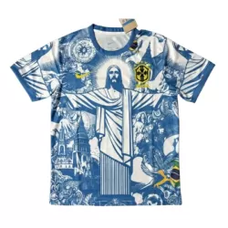 Günstige Brasilien Herrentrikot 2025 Kurzarm Blaue - Speziell Günstige Brasilien Herrentrikot 2025 Kurzarm Blaue - Speziell