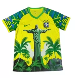 Günstige Brasilien Herrentrikot 2025 Kurzarm Grüne - Speziell Günstige Brasilien Herrentrikot 2025 Kurzarm Grüne - Speziell