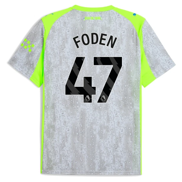 Günstige Manchester City Foden 47 Herrentrikot Ausweich 2025/26 Kurzarm Günstige Manchester City Foden 47 Herrentrikot Ausweich 2025/26 Kurzarm