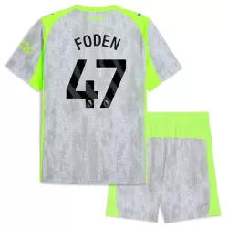 Günstige Manchester City Foden 47 Kindertrikot Ausweich 2025/26 Kurzarm Günstige Manchester City Foden 47 Kindertrikot Ausweich 2025/26 Kurzarm