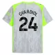 Günstige Manchester City Gvardiol 24 Herrentrikot Ausweich 2025/26 Kurzarm Günstige Manchester City Gvardiol 24 Herrentrikot Ausweich 2025/26 Kurzarm