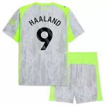 Günstige Manchester City Haaland 9 Kindertrikot Ausweich 2025/26 Kurzarm