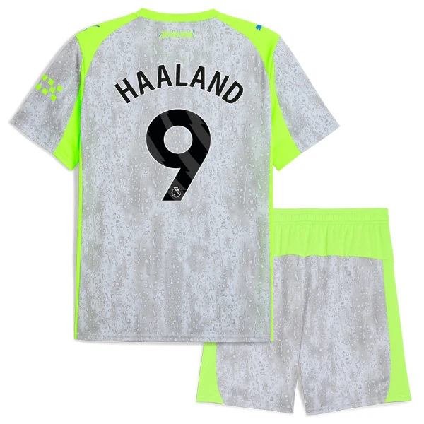 Günstige Manchester City Haaland 9 Kindertrikot Ausweich 2025/26 Kurzarm Günstige Manchester City Haaland 9 Kindertrikot Ausweich 2025/26 Kurzarm