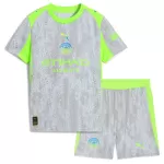 Günstige Manchester City Kindertrikot Ausweich 2025/26 Kurzarm