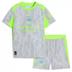 Günstige Manchester City Kindertrikot Ausweich 2025/26 Kurzarm Günstige Manchester City Kindertrikot Ausweich 2025/26 Kurzarm