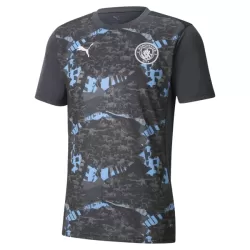 Günstige Manchester City Pre-Match Herrentrikot 2025/26 Kurzarm Schwarze