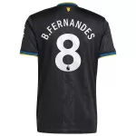 Günstige Manchester United Bruno Fernandes 8 Herrentrikot Ausweich 2025/26 Kurzarm
