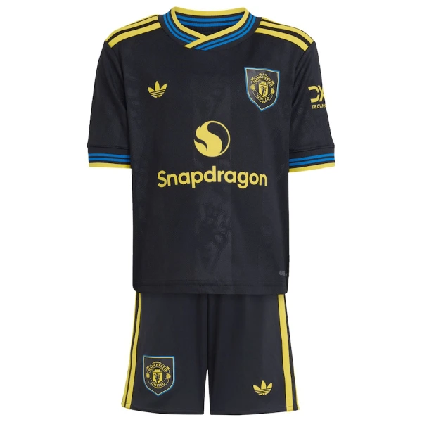 Günstige Manchester United Kindertrikot Ausweich 2025/26 Kurzarm Günstige Manchester United Kindertrikot Ausweich 2025/26 Kurzarm