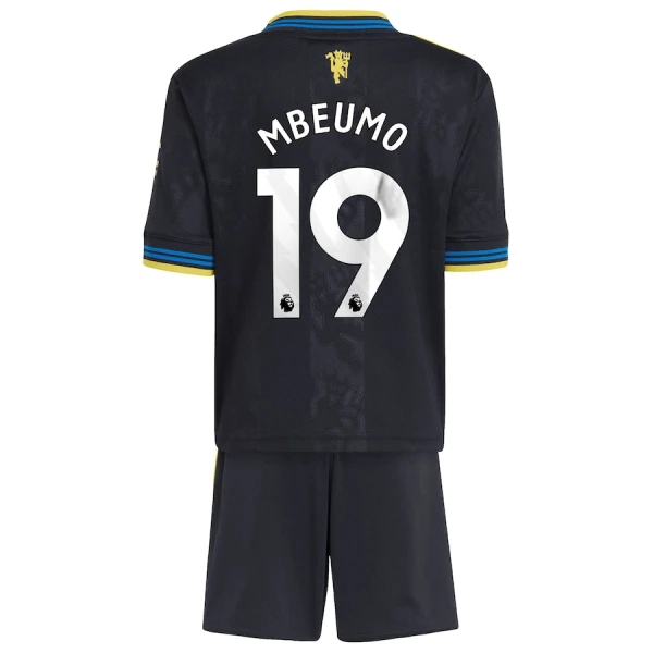 Günstige Manchester United Mbeumo 19 Kindertrikot Ausweich 2025/26 Kurzarm Günstige Manchester United Mbeumo 19 Kindertrikot Ausweich 2025/26 Kurzarm