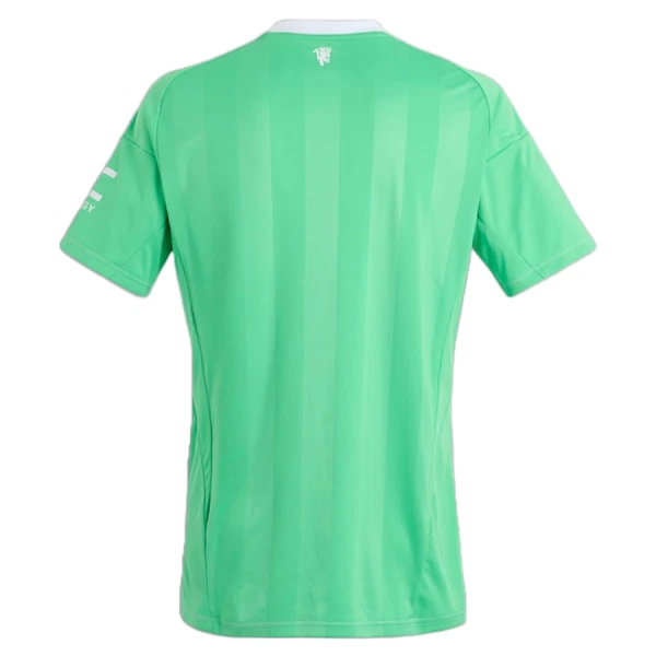 Günstige Manchester United Torwart Kindertrikot 2025/26 Kurzarm Grüne