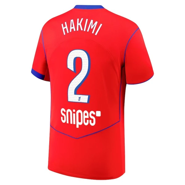 Günstige Paris Saint-Germain Hakimi 2 Herrentrikot Ausweich 2025/26 Kurzarm Günstige Paris Saint-Germain Hakimi 2 Herrentrikot Ausweich 2025/26 Kurzarm