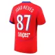 Günstige Paris Saint-Germain Joao Neves 87 Herrentrikot Ausweich 2025/26 Kurzarm Günstige Paris Saint-Germain Joao Neves 87 Herrentrikot Ausweich 2025/26 Kurzarm