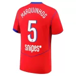 Günstige Paris Saint-Germain Marquinhos 5 Herrentrikot Ausweich 2025/26 Kurzarm