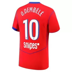 Günstige Paris Saint-Germain O. Dembele 10 Herrentrikot Ausweich 2025/26 Kurzarm Günstige Paris Saint-Germain O. Dembele 10 Herrentrikot Ausweich 2025/26 Kurzarm
