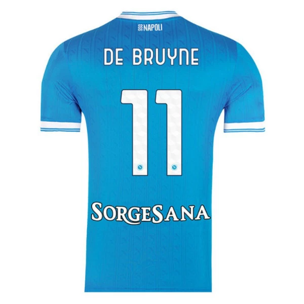 Günstige SSC Neapel De Bruyne 11 Herrentrikot Heim 2025/26 Kurzarm Günstige SSC Neapel De Bruyne 11 Herrentrikot Heim 2025/26 Kurzarm