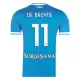 Günstige SSC Neapel De Bruyne 11 Herrentrikot Heim 2025/26 Kurzarm Günstige SSC Neapel De Bruyne 11 Herrentrikot Heim 2025/26 Kurzarm