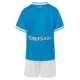 Günstige SSC Neapel Kindertrikot Heim 2025/26 Kurzarm