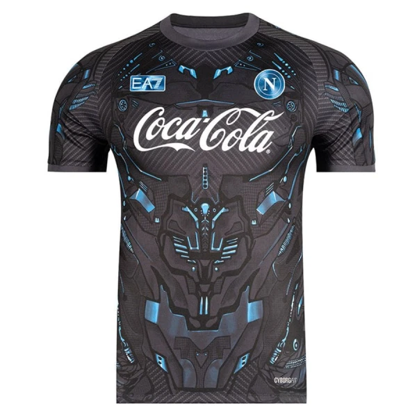 Günstige SSC Neapel Pre-Match Herrentrikot 2025/26 Kurzarm Schwarze Günstige SSC Neapel Pre-Match Herrentrikot 2025/26 Kurzarm Schwarze